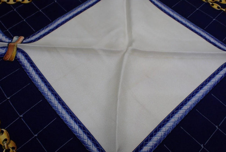 Blue Silk Scarf