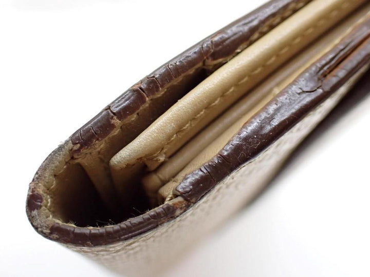 Beige Long Wallet