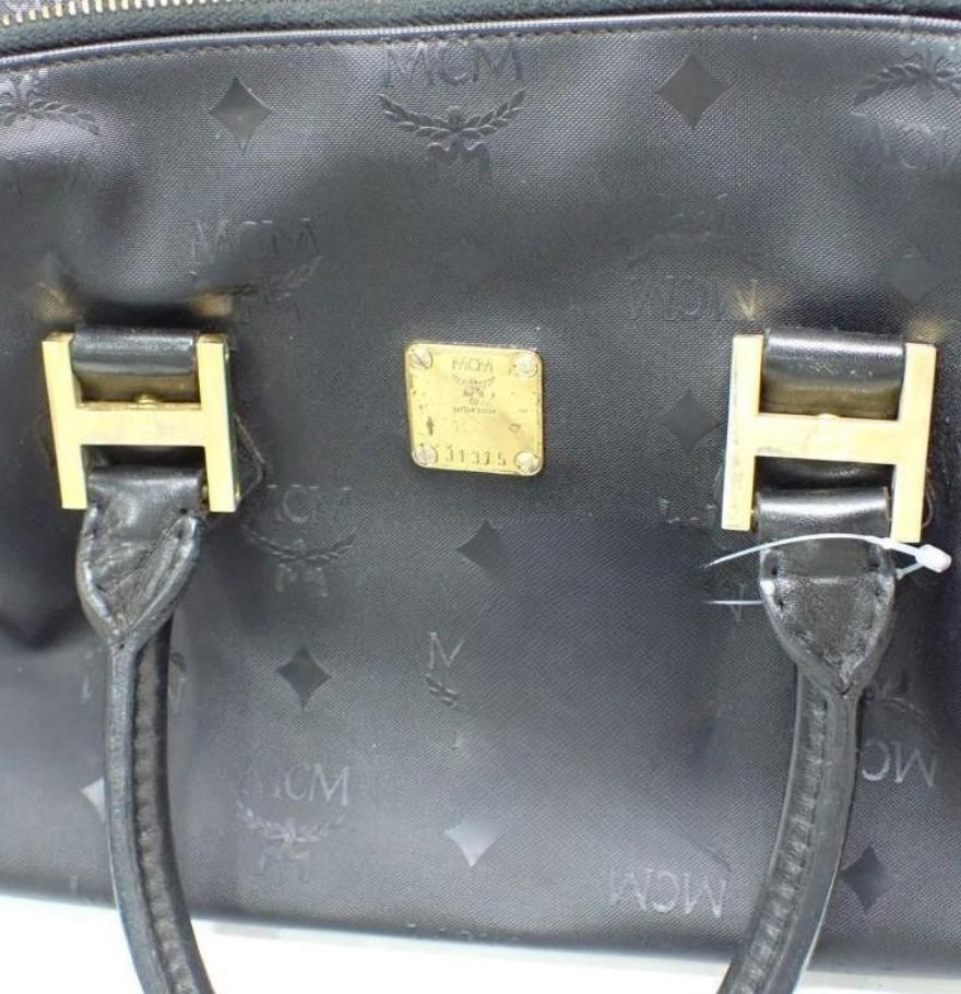 Black Visetos Handbag