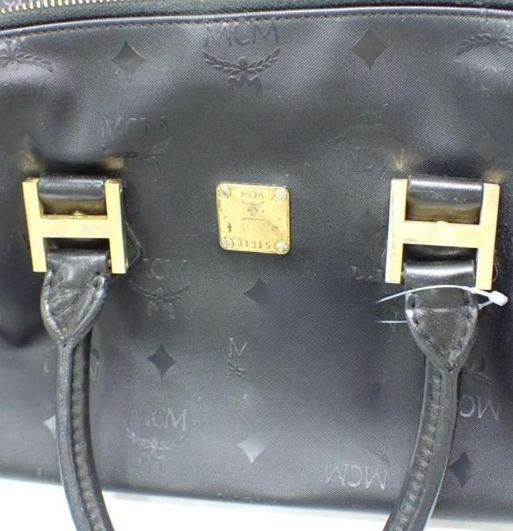 Black Visetos Handbag