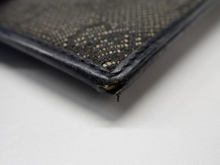 Black GG Canvas Notebook Cover