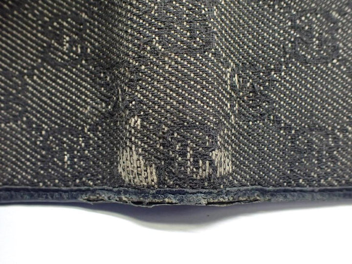 Black GG Canvas Notebook Cover