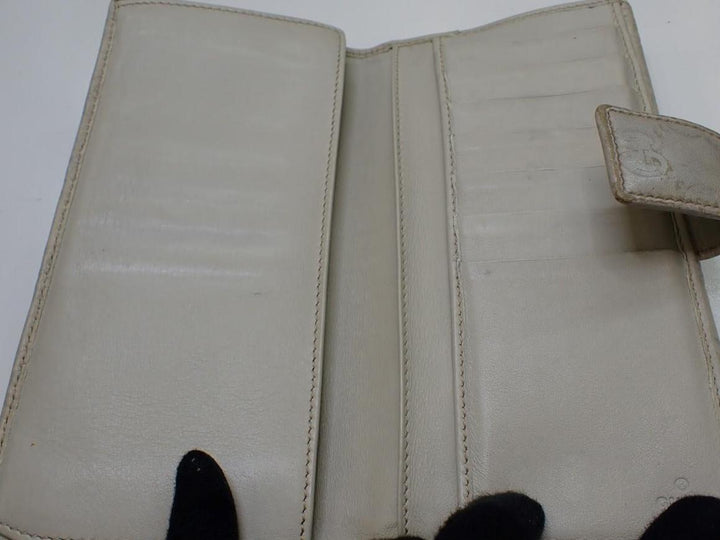 Beige Sima Long Wallet