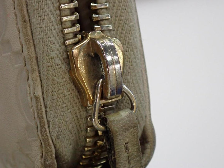 Beige Sima Zippy Wallet