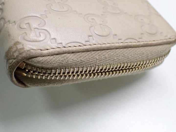 Beige Sima Zippy Wallet