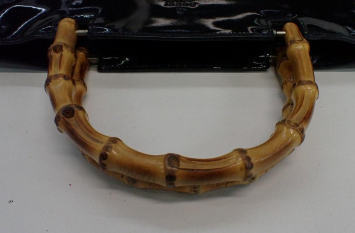 Black Bamboo Handbag