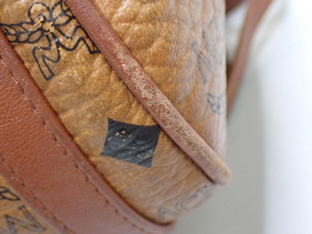 Brown Visetos Shoulder Bag