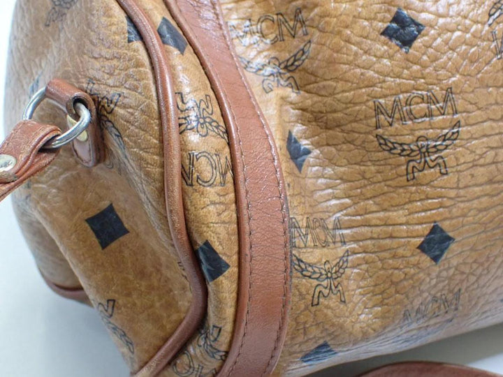 Brown Visetos Shoulder Bag