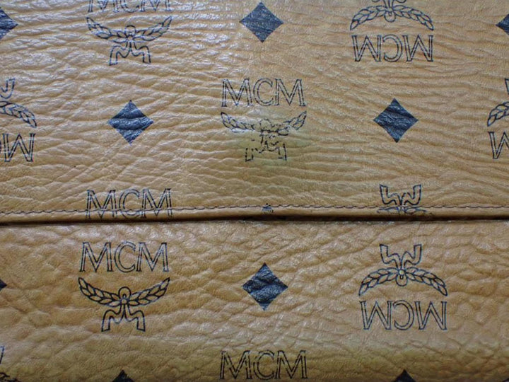 Brown Visetos Tri-Fold Wallet