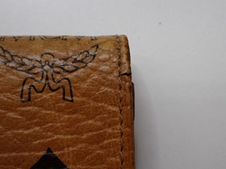 Brown Visetos Tri-Fold Wallet
